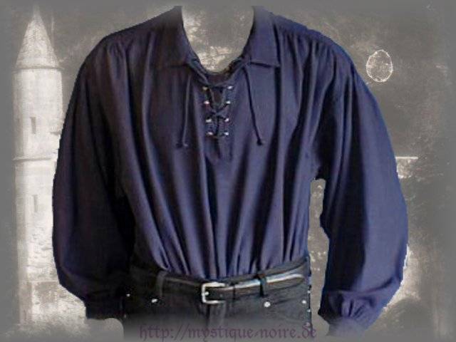 Landlord Medieval Shirt Laced Up Pirate Reenactment SCA Renaissance Knight