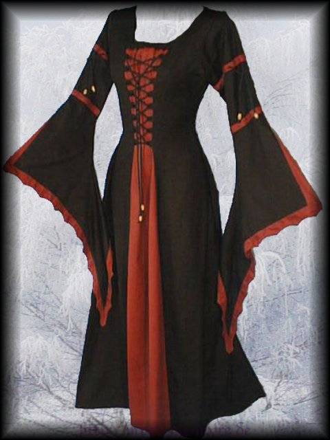 Orig. German Laced Medieval Dress Middle Ages SCA Larp Reenactment ...