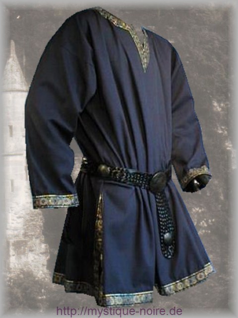 Medieval Tunic Brocade Braided Renaissance SCA Larp Aristocrat ...